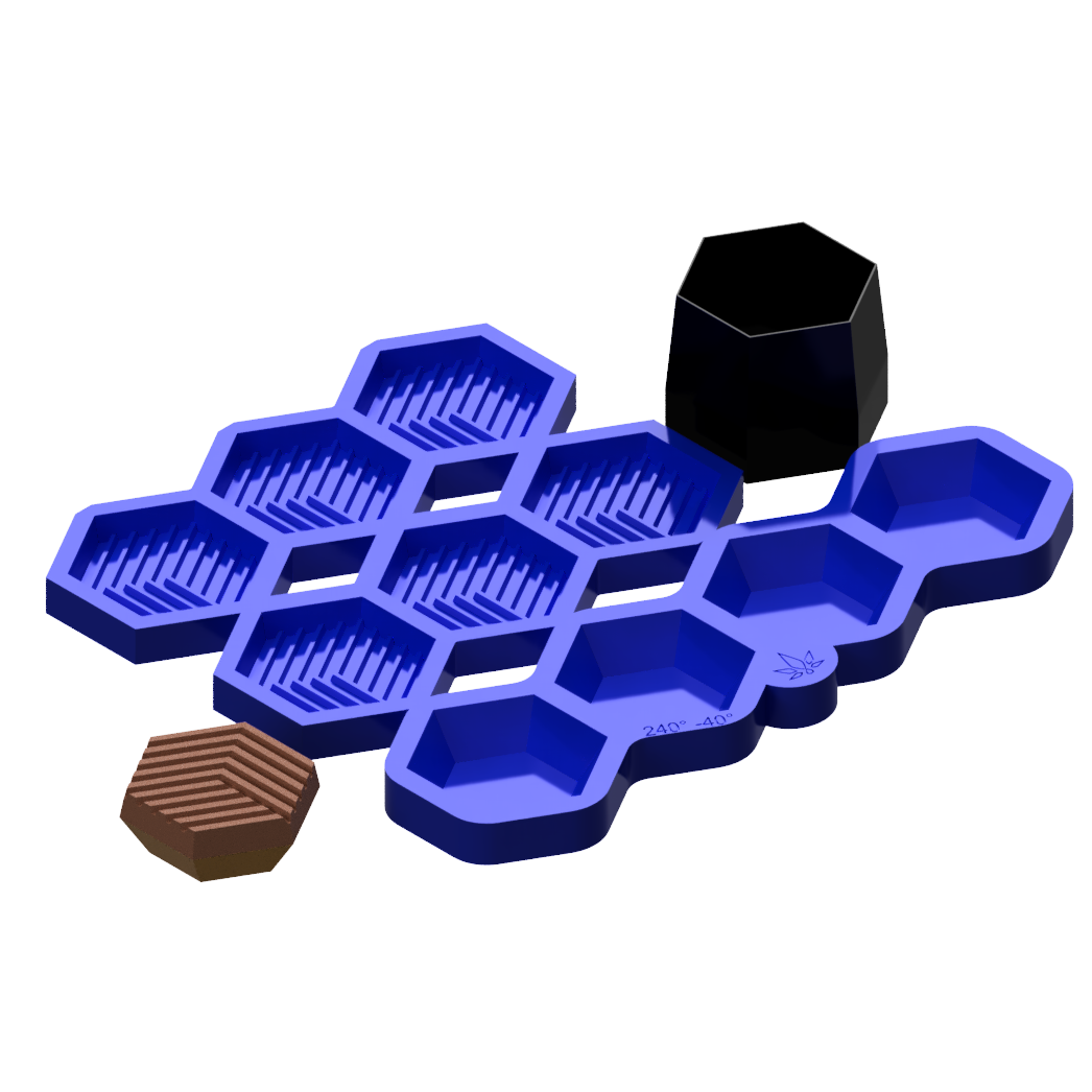 Silicone Mold Hexagon Mignon Kit