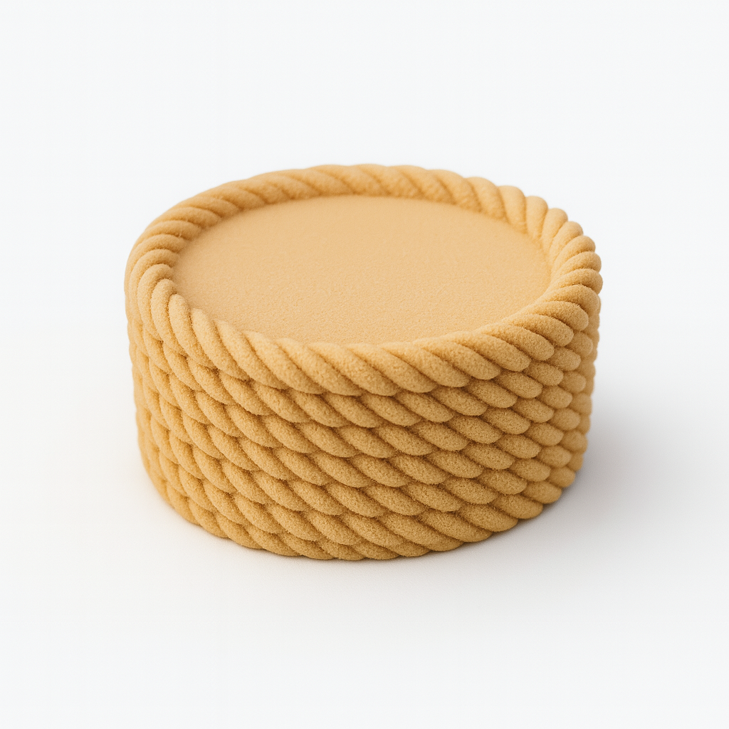 Molde de silicona para cesta de mimbre individual (6 cavidades)