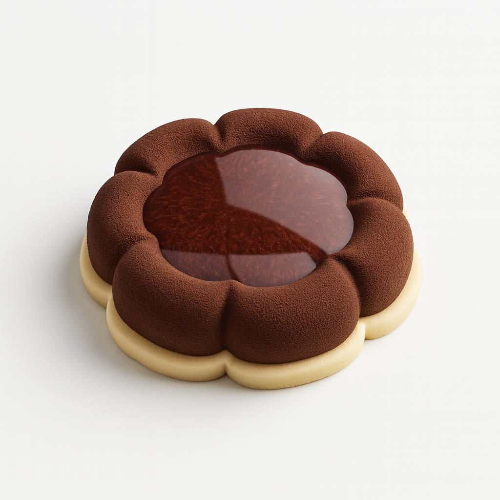 Molde individual de flor de avellana (6 cavidades)