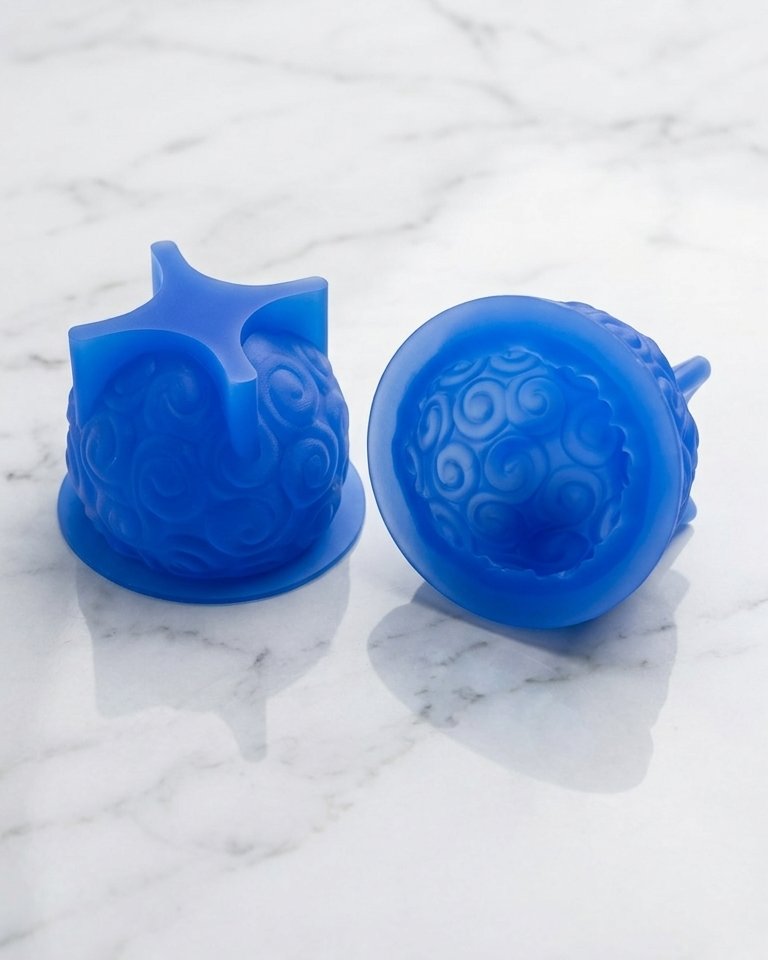 Single-serving silicone mold for Valentine's Day, Devil Fruit style, Ope Ope No Mi Devil Heart model.