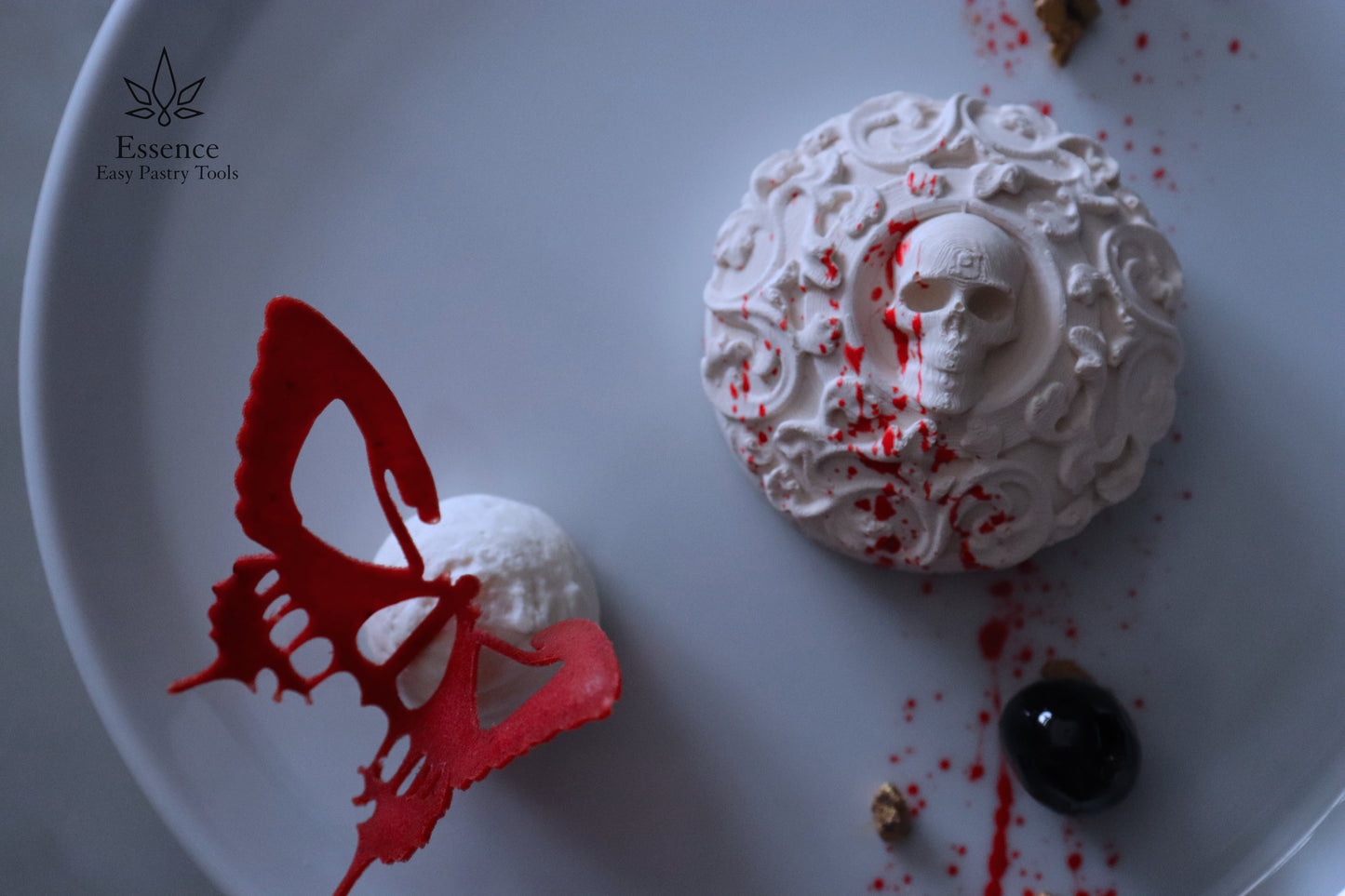 Tuille Butterfly Skull Silicone Mold