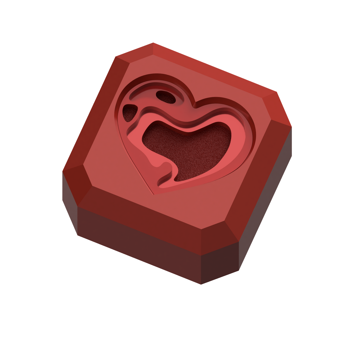 Mignon Silicone Mold Cube Heart