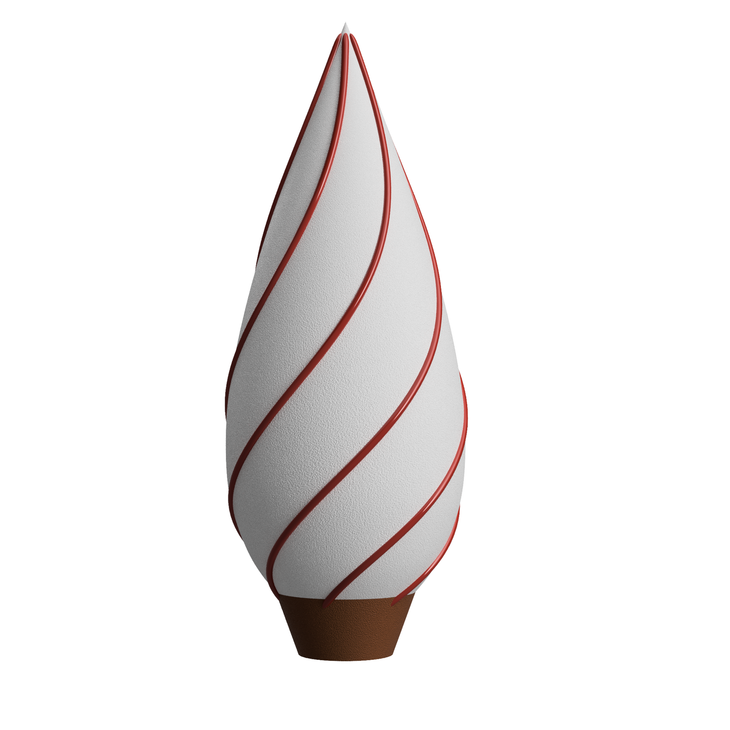 Molde de silicona Mono Bola Navideña Espiral