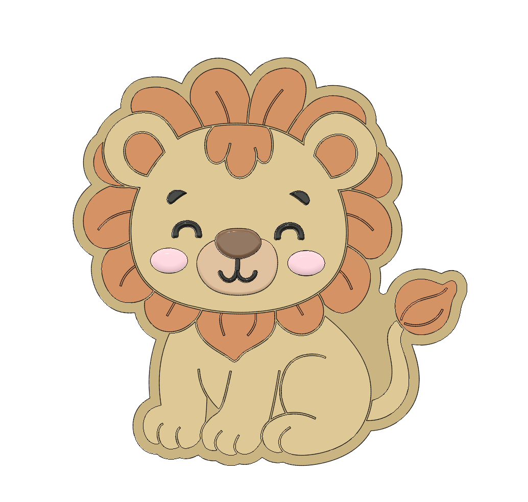 Safari Lion Cookie Cutter