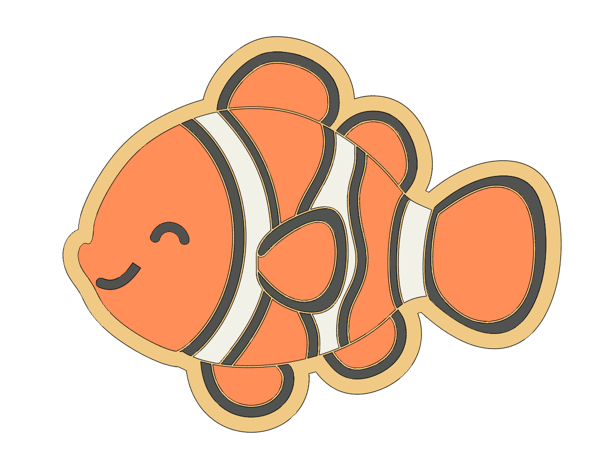 Clownfish Sea Animal Cookie Cutter