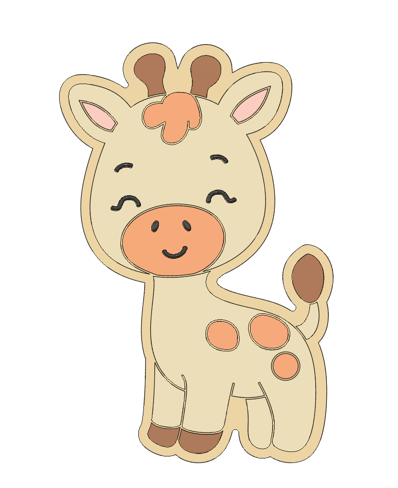 Safari Giraffe Cookie Cutter