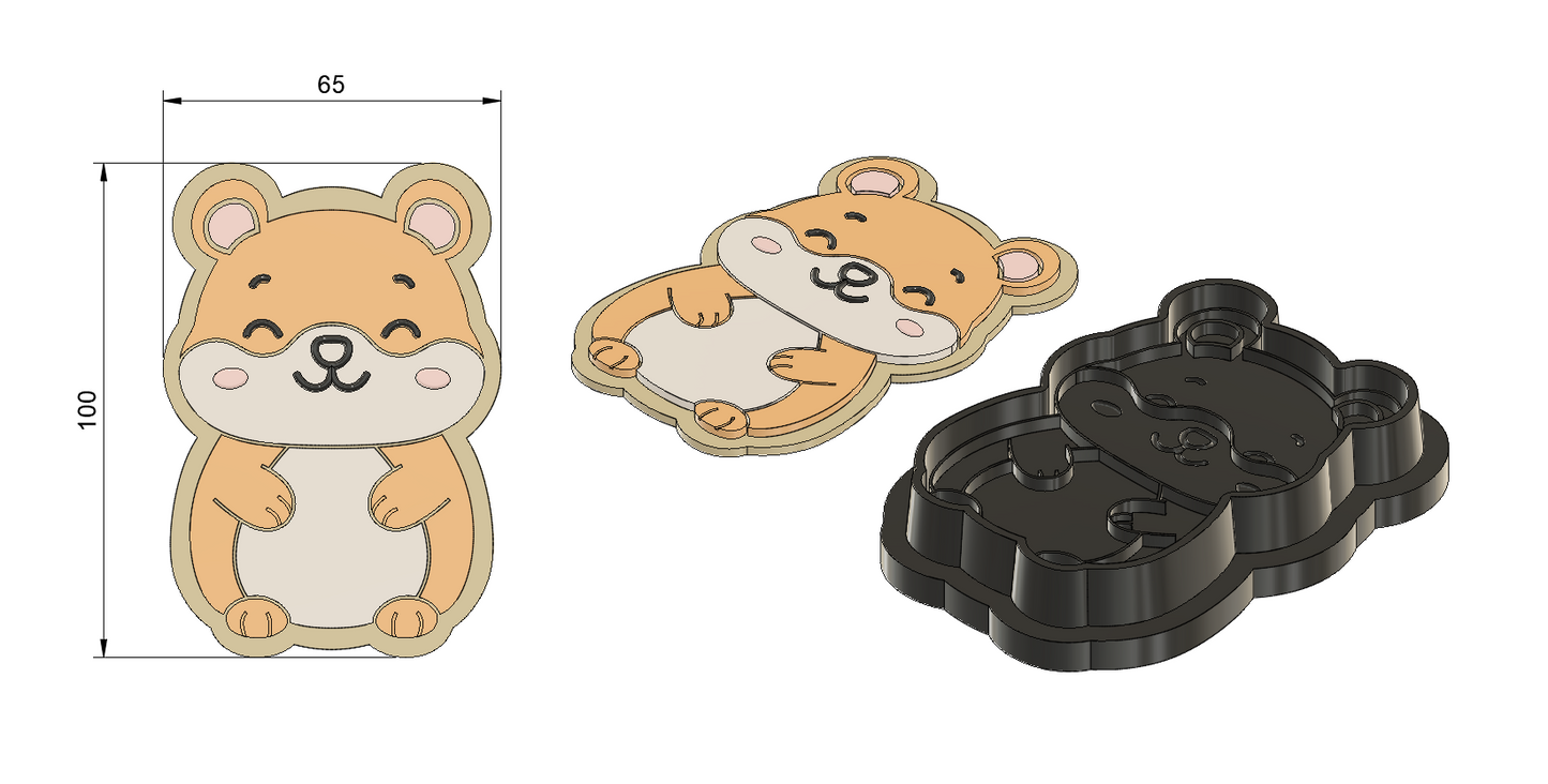 Hamster Cookie Cutter