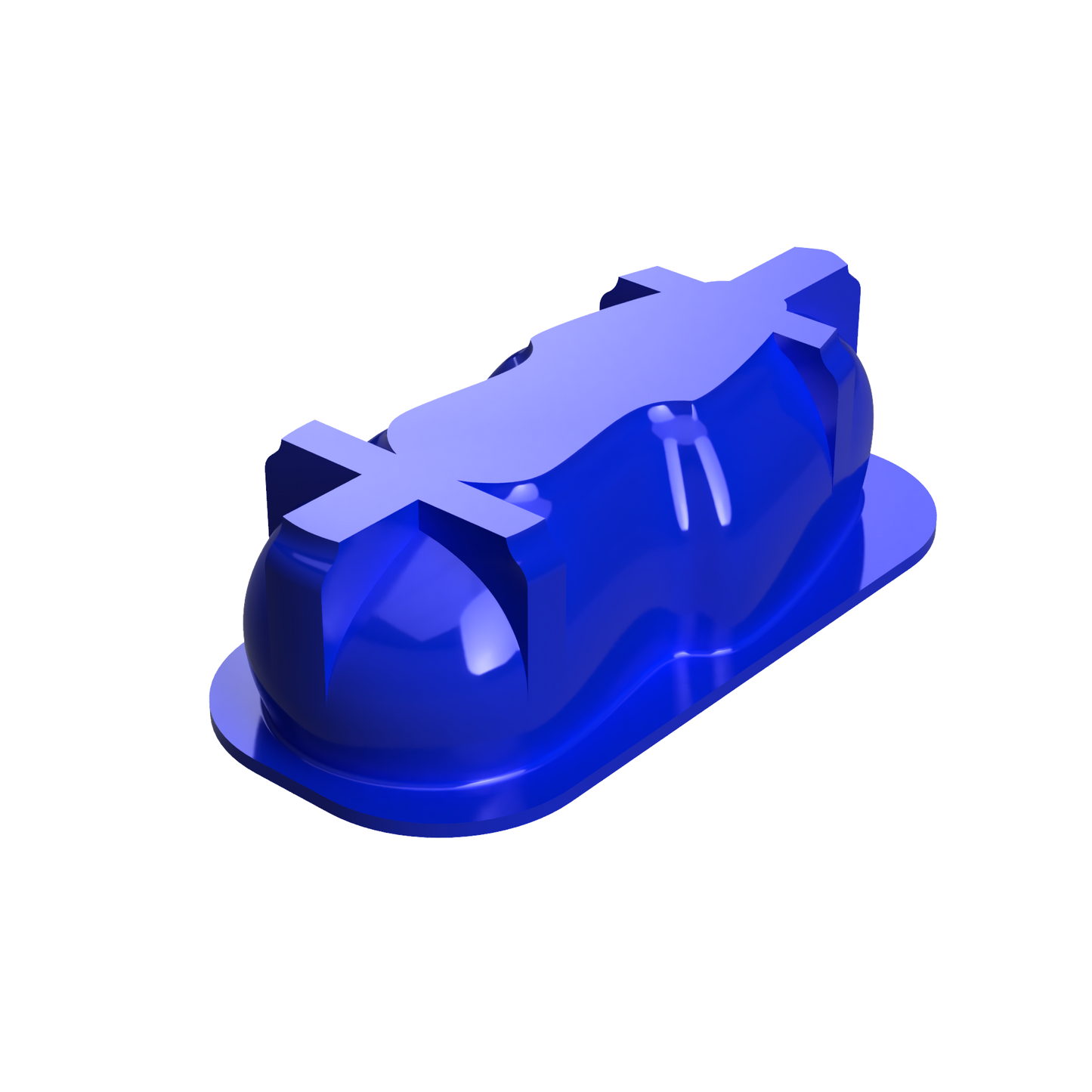 Molde de silicona para una sola porción de fruta y cacahuete