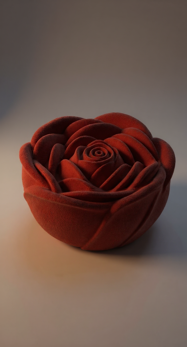 Stampo Silicone San Valentino Rosa ( Monoporzione - Torta )