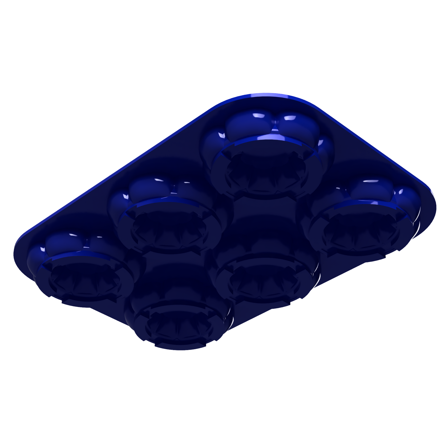 Molde individual de flor de avellana (6 cavidades)