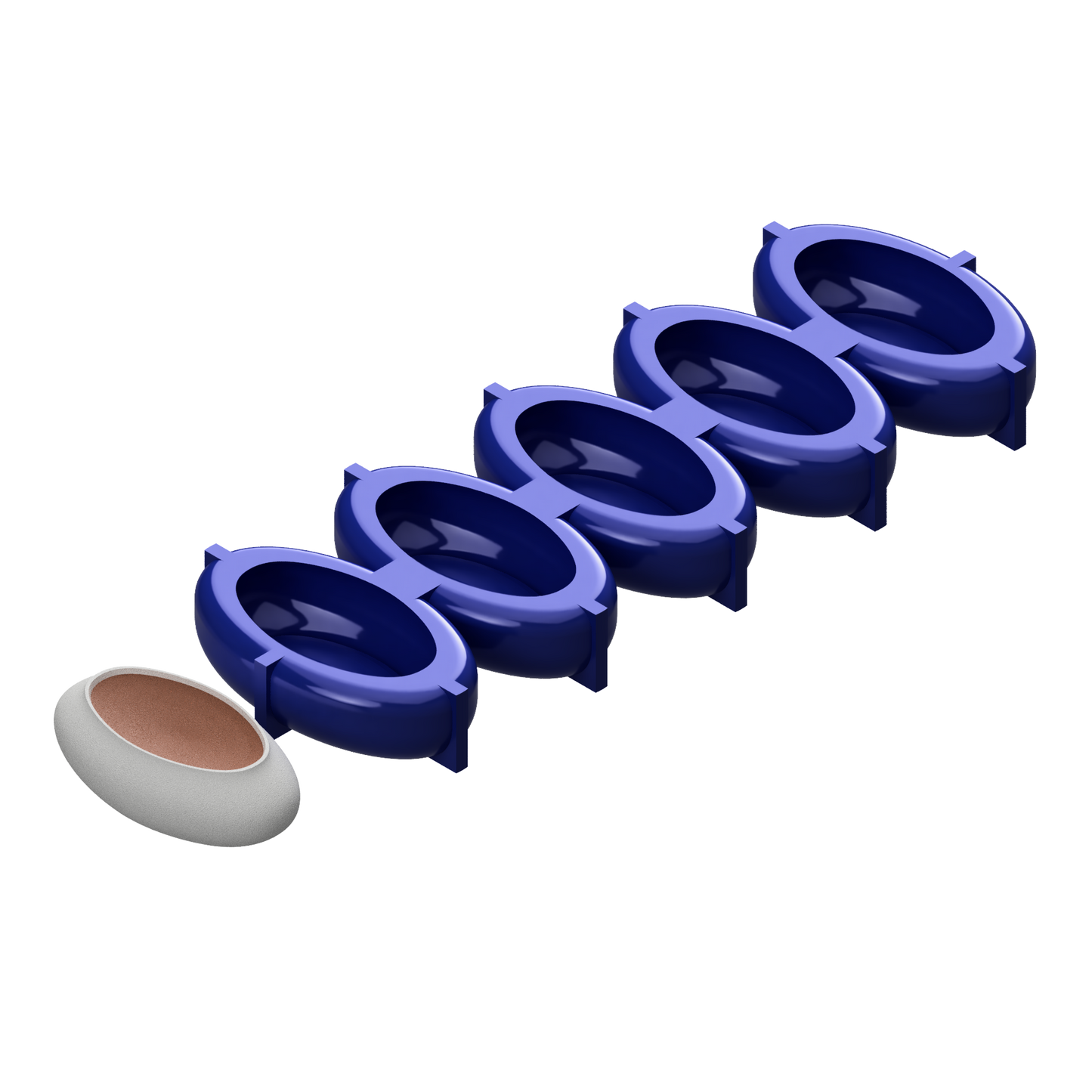 Stampo silicone Vaso Garden Ovale