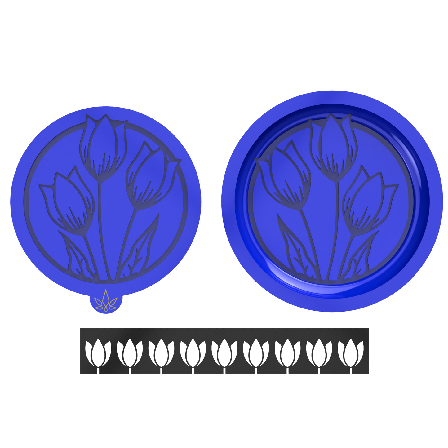 Silicone Mold Cake Topper Tulip Kit