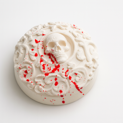 Stampo Silicone Halloween Mono Memento Mori