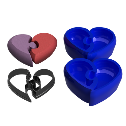 Kit Cuore Puzzle San Valentino Essence Easy  Pastry Lab x Giulia Quella Delle Torte