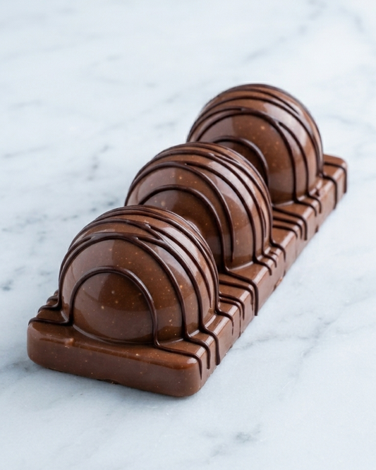 Stampo Monoporzione Trompe l`oeil Snack Triplo ( Monoporzione - Choco Snack )