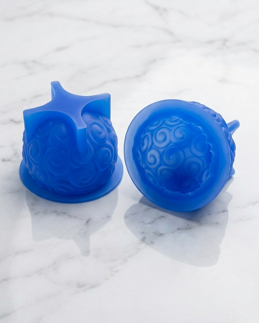 Single-serving silicone mold for Valentine's Day, Devil Fruit style, Ope Ope No Mi Devil Heart model.