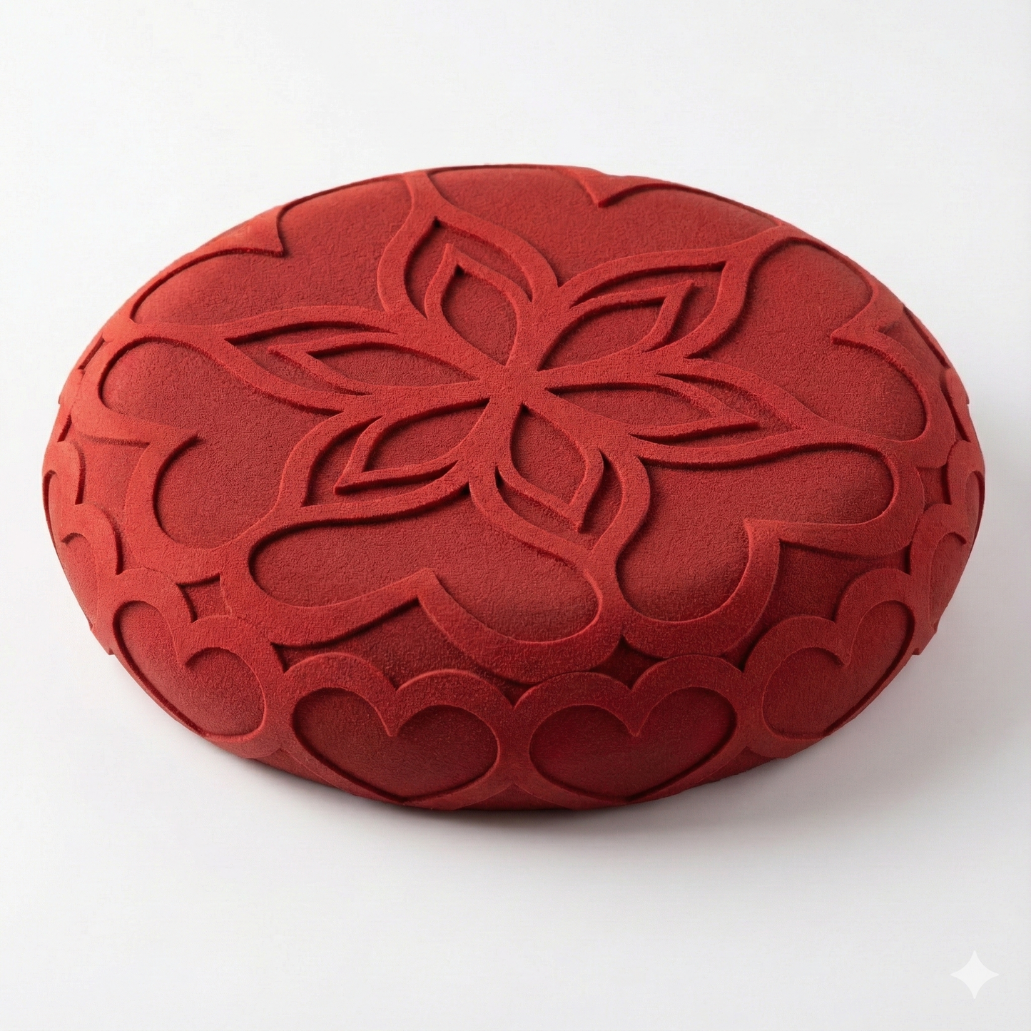Stampi Silicone Mandala Cuore ( Monoporzione - Torta )