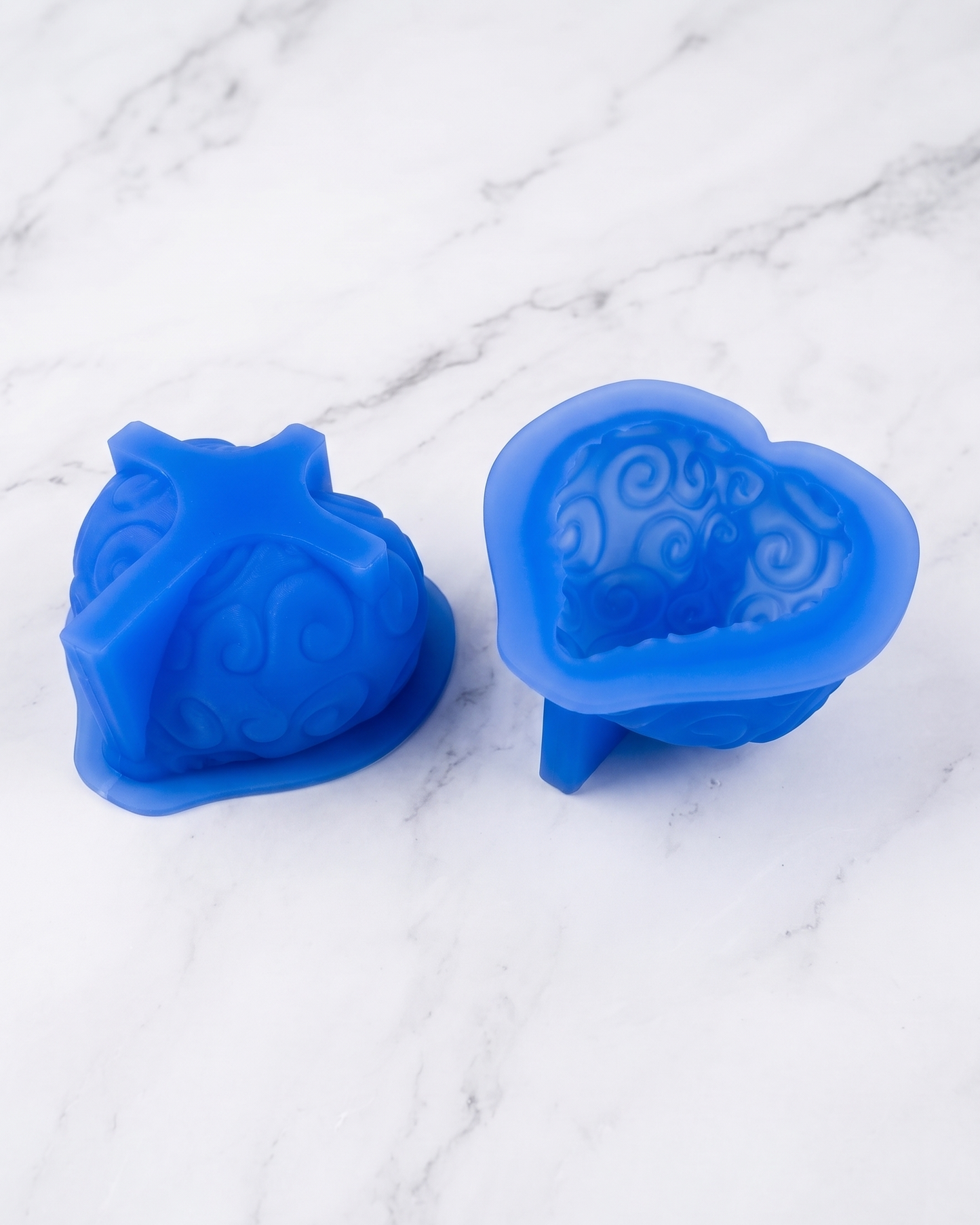 Stampo Silicone Monoporzione San Valentino Stile Frutto del Diavolo Modello Ope Ope No Mi Devil Heart