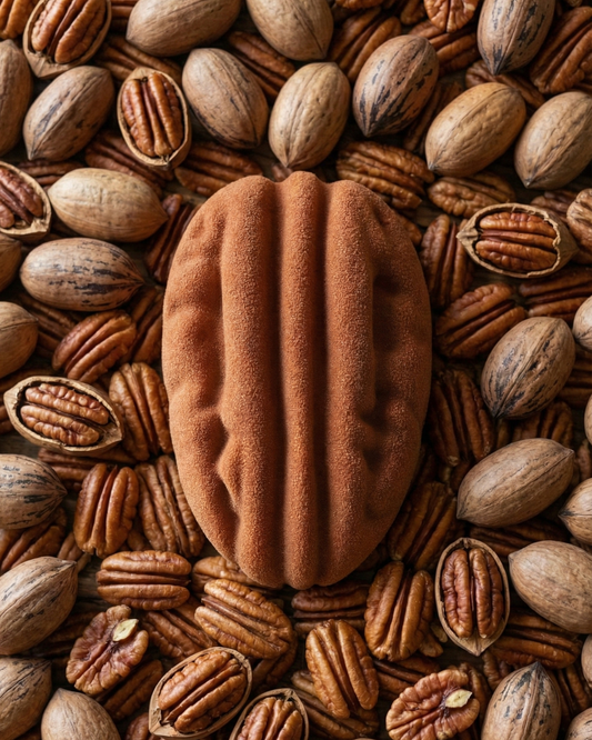 Stampo in Silicone Trompe l'oeil Fruit Noce Pecan ( Mignon - Monoporzione - Buche de Noel - Torta )