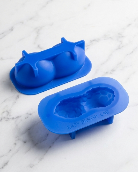 Trompe l'oeil Fruit Peanut Silicone Mold (Mignon - Single Portion - Buche de Noel - Cake)