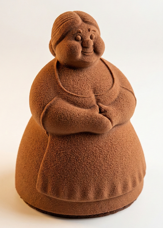 Stampo in Silicone "MASSAIA SALENTINA" – Design Trompe l'oeil Pasqua  (Monoporzione)