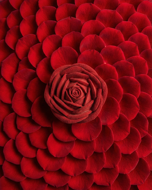 Stampo Silicone San Valentino Rosa ( Monoporzione - Torta )