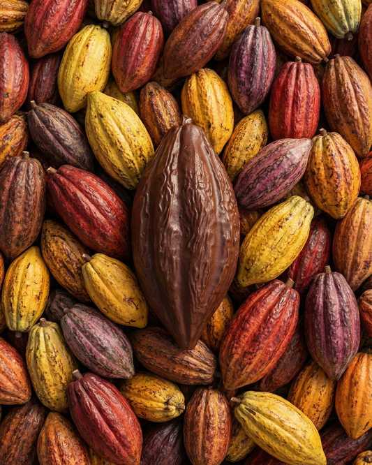 Stampo Silicone Trompe l'oeil Cabosside , Fava di Cacao ( Mignon - Monoporzione - Buche de Noel - Torta )