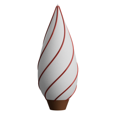 Stampo Silicone Mono Palla Natale Spirale