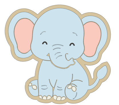 Safari Elephant Cookie Cutter
