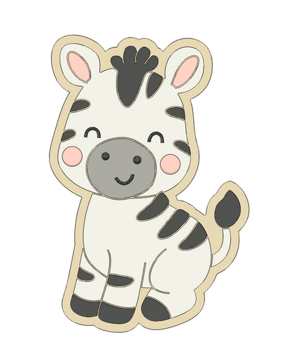 Safari Zebra Cookie Cutter