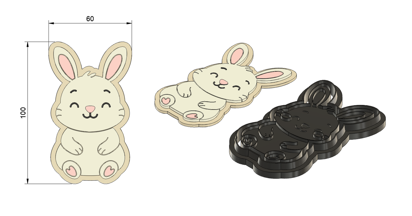 Rabbit Cookie Cutter