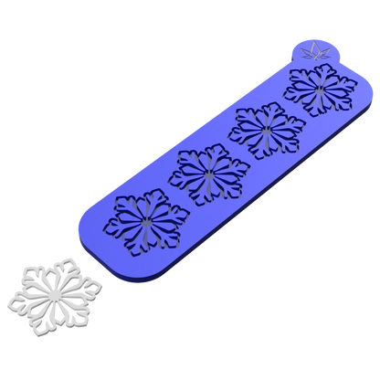 Molde de Silicona Tuille Navidad Copo de Nieve