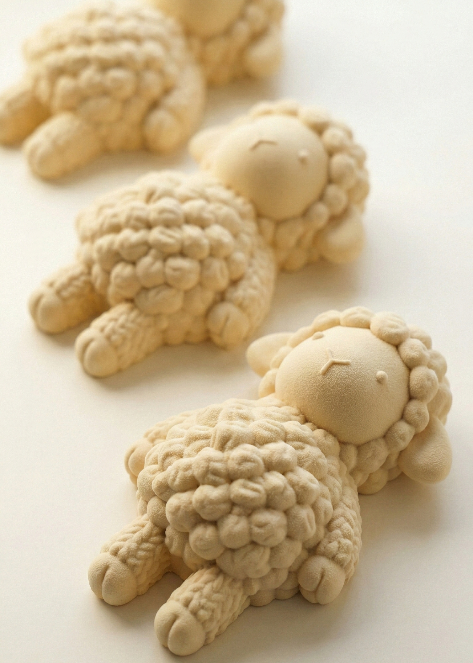 Stampo in silicone monoporzione trompe l'oeil Pecorella pasquale - vista 2 - Essence Easy Pastry Lab