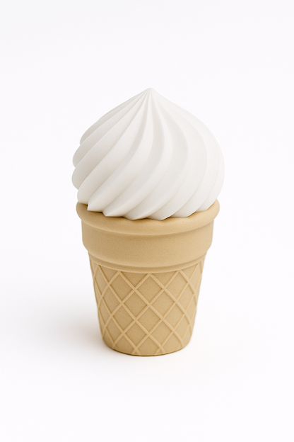Stampo in silicone trompe l'oeil cono gelato Sunday - vista 2 - Essence Easy Pastry Lab