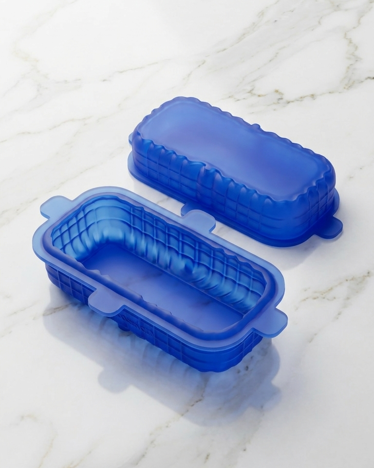 Stampo in silicone trompe l'oeil cookie Speculoos per monoporzioni - vista 2 - Essence Easy Pastry Lab