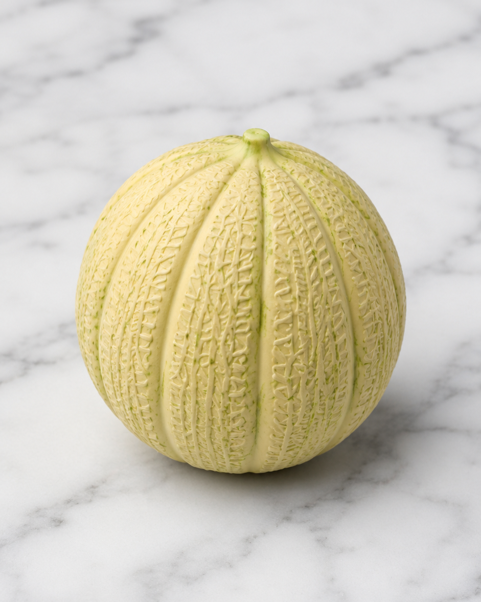 Stampo in silicone trompe l'oeil melone cantalupo per monoporzioni - Essence Easy Pastry Lab