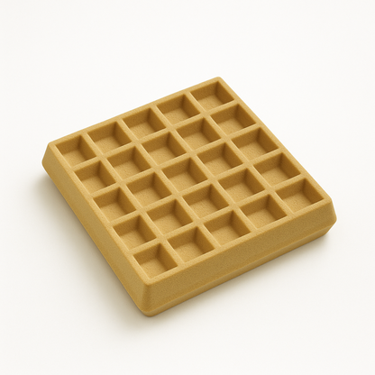 Stampo in silicone trompe l'oeil waffle per monoporzioni e torte - vista 2 - Essence Easy Pastry Lab
