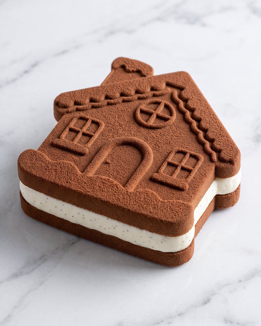 Trompe l'oeil Speculoos Cookies Individual Portion Mold (Assembled Individual Portion - Single Individual Portion)