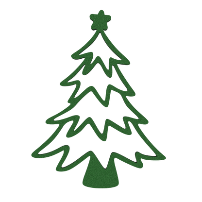 Molde de Silicona Tuille Abeto Navideño