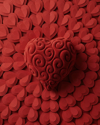 Stampo Silicone Monoporzione San Valentino Stile Frutto del Diavolo Modello Ope Ope No Mi Devil Heart