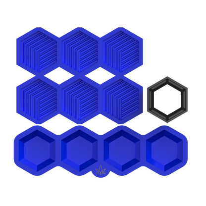 Silicone Mold Hexagon Mignon Kit