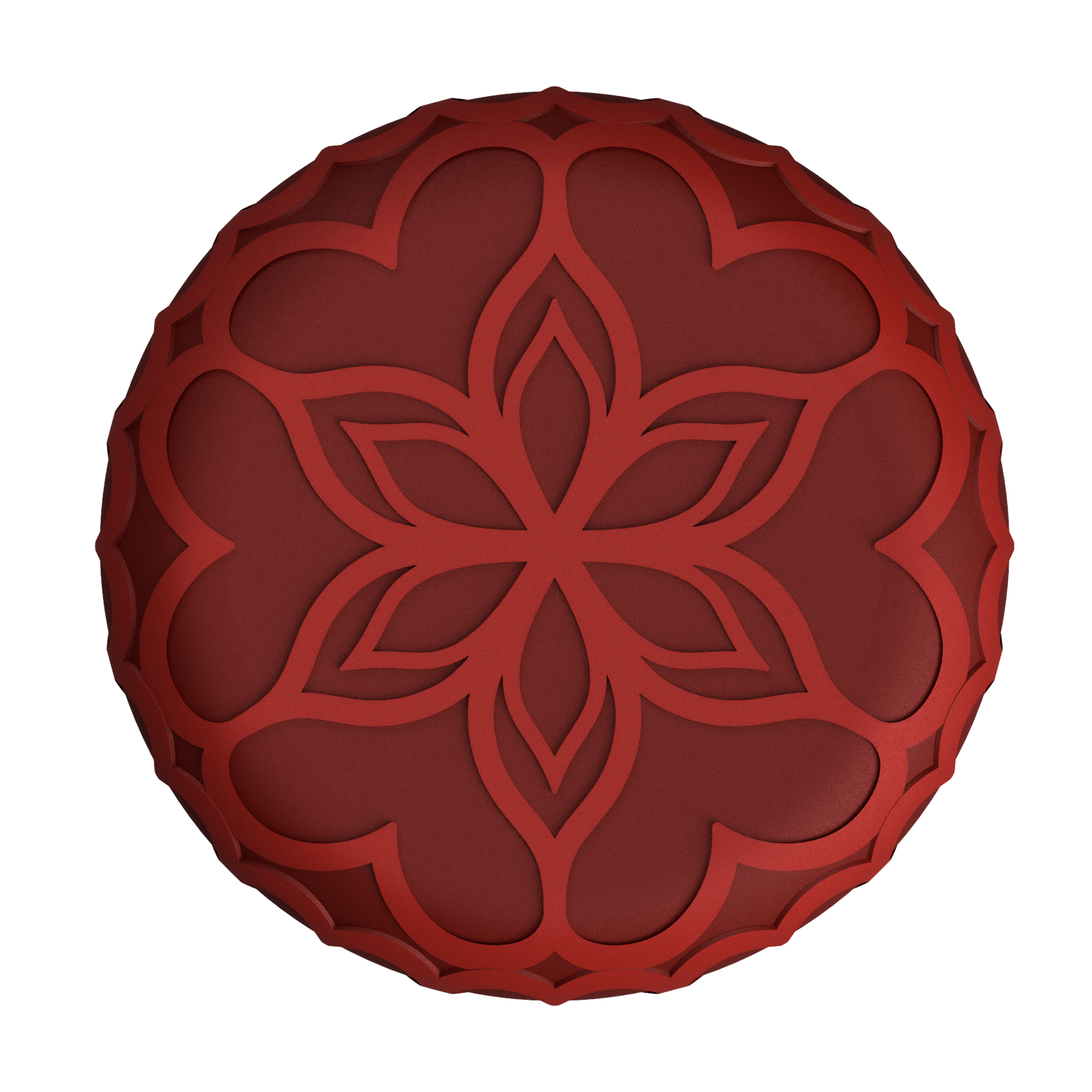 Pastel de San Valentín con corazones de roseta