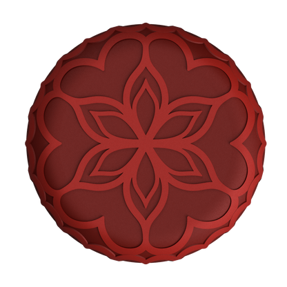 Pastel de San Valentín con corazones de roseta